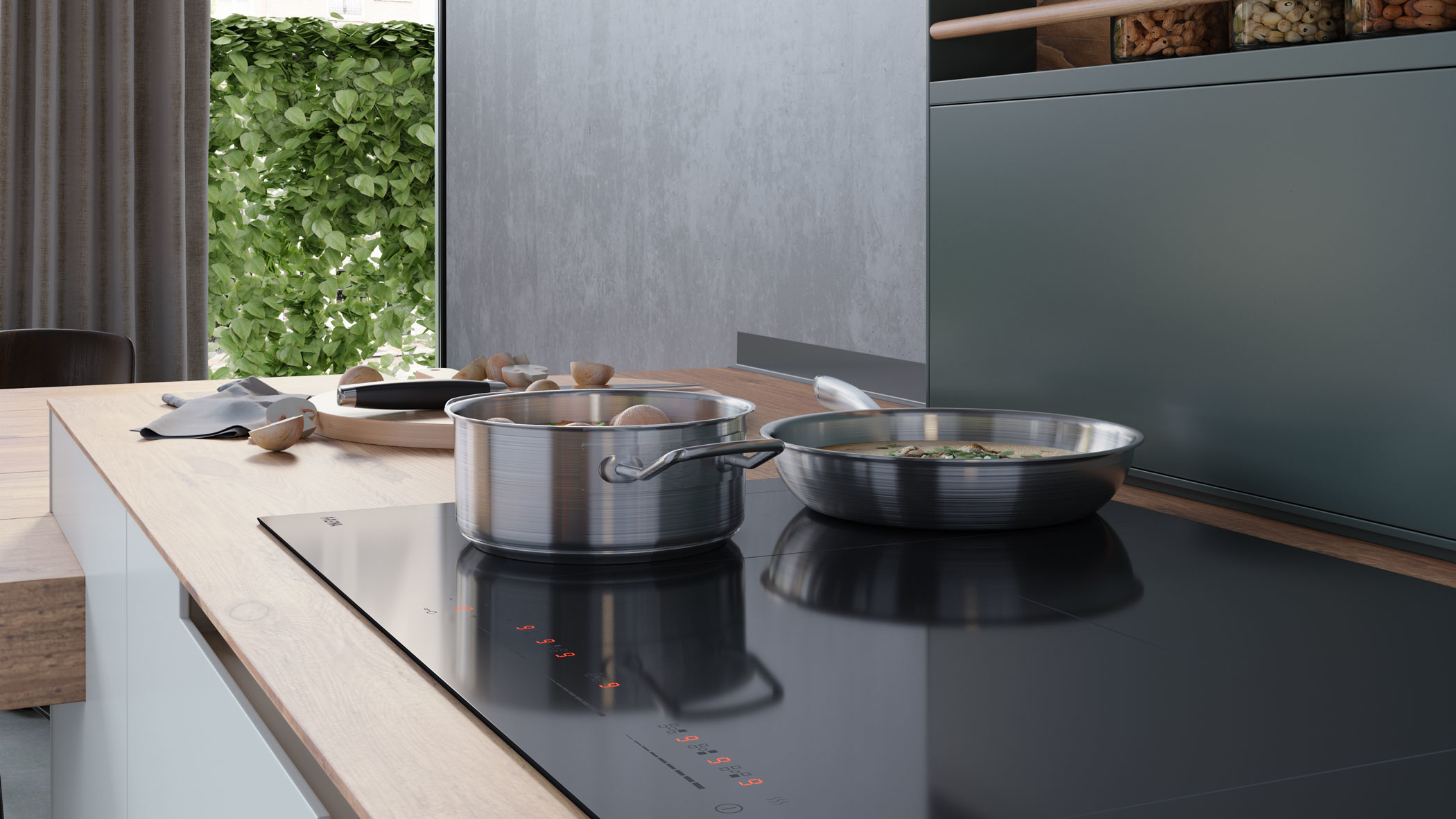 ETNA KIF590ZT kookplaat Zwart Ingebouwd 90 cm Inductiekookplaat zones 5 zone(s) - Afbeelding 13