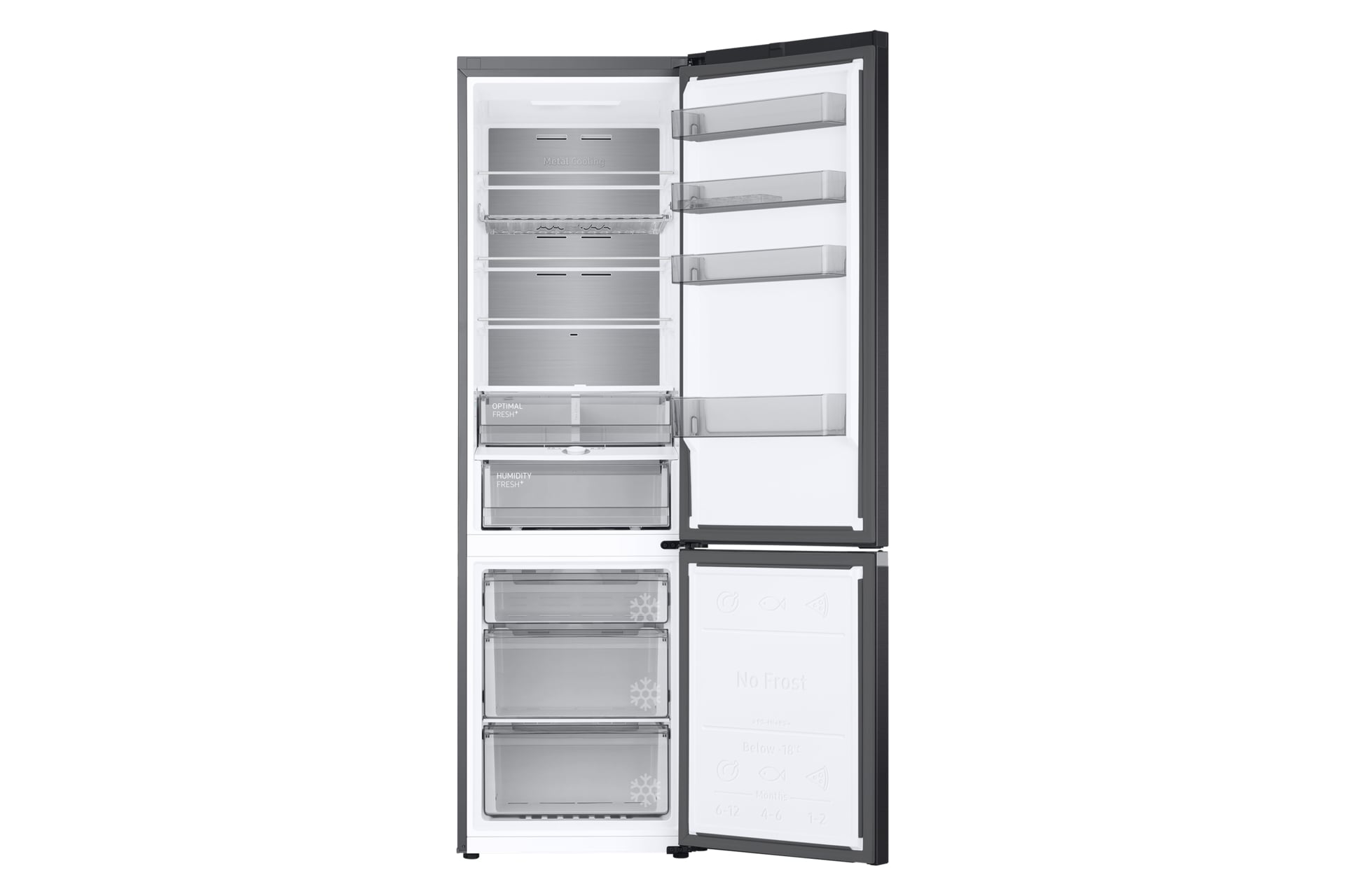 Samsung RB38C705CB1 Vrijstaand 390 l Zwart - EWO4560 - Afbeelding 4