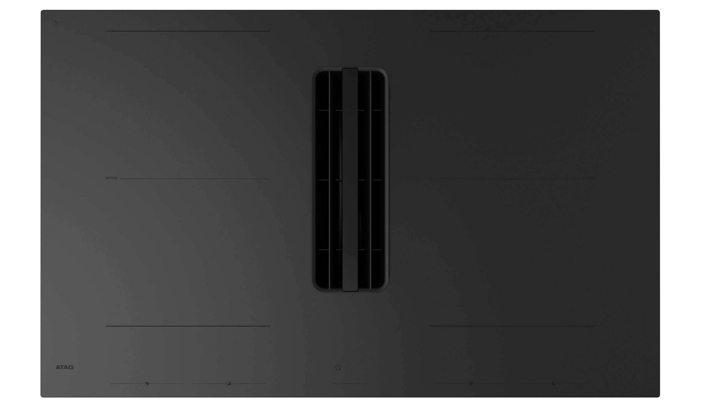 ATAG HIDD28472SVI kookplaat Zwart Ingebouwd 83 cm Inductiekookplaat zones 4 zone(s) Inbouw afzuigkap