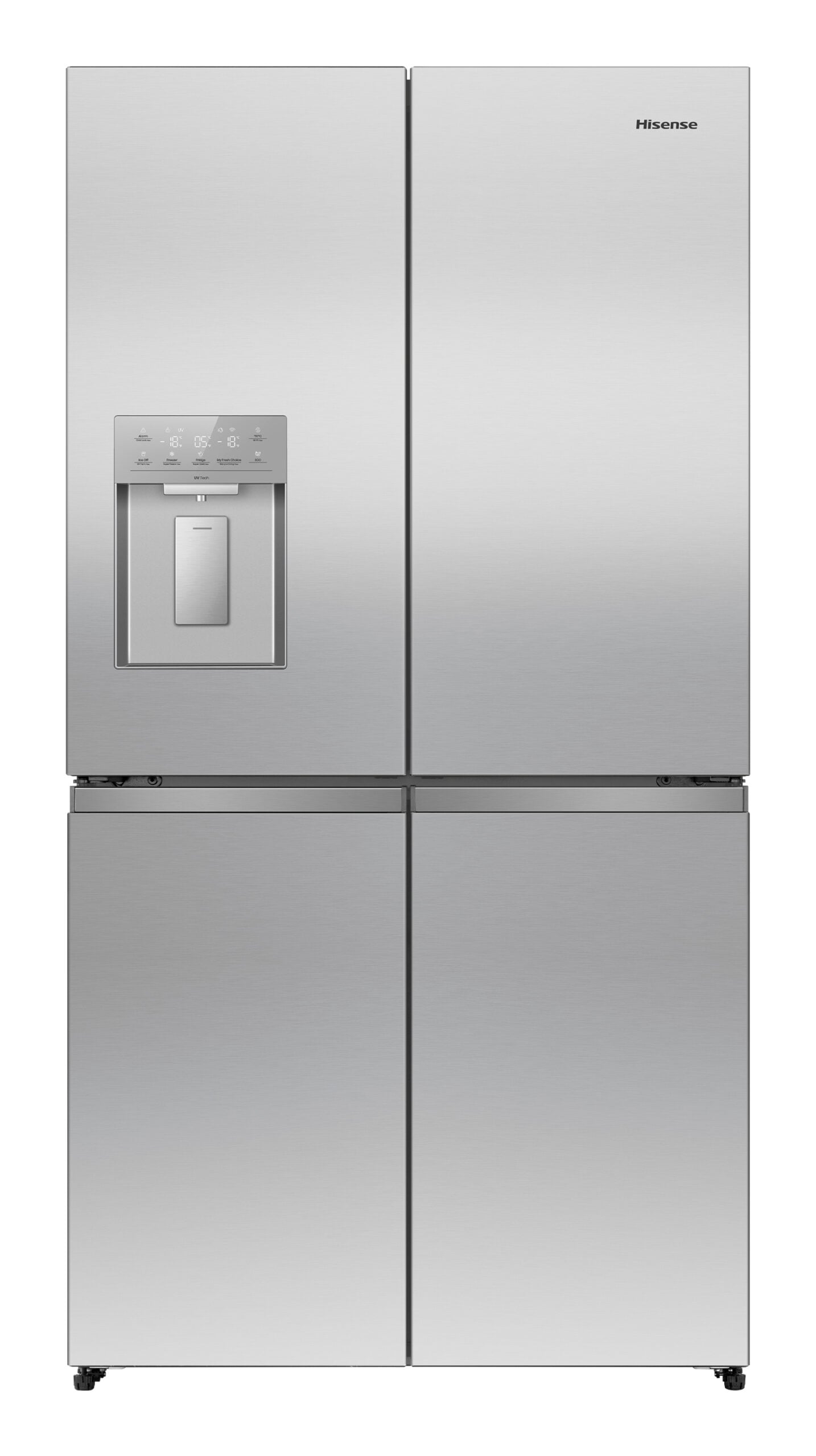 Hisense RQ5P640SYSD koel-vriescombinatie Vrijstaand 640 l Zilver, Roestvrijstaal EWO4795 - Afbeelding 8