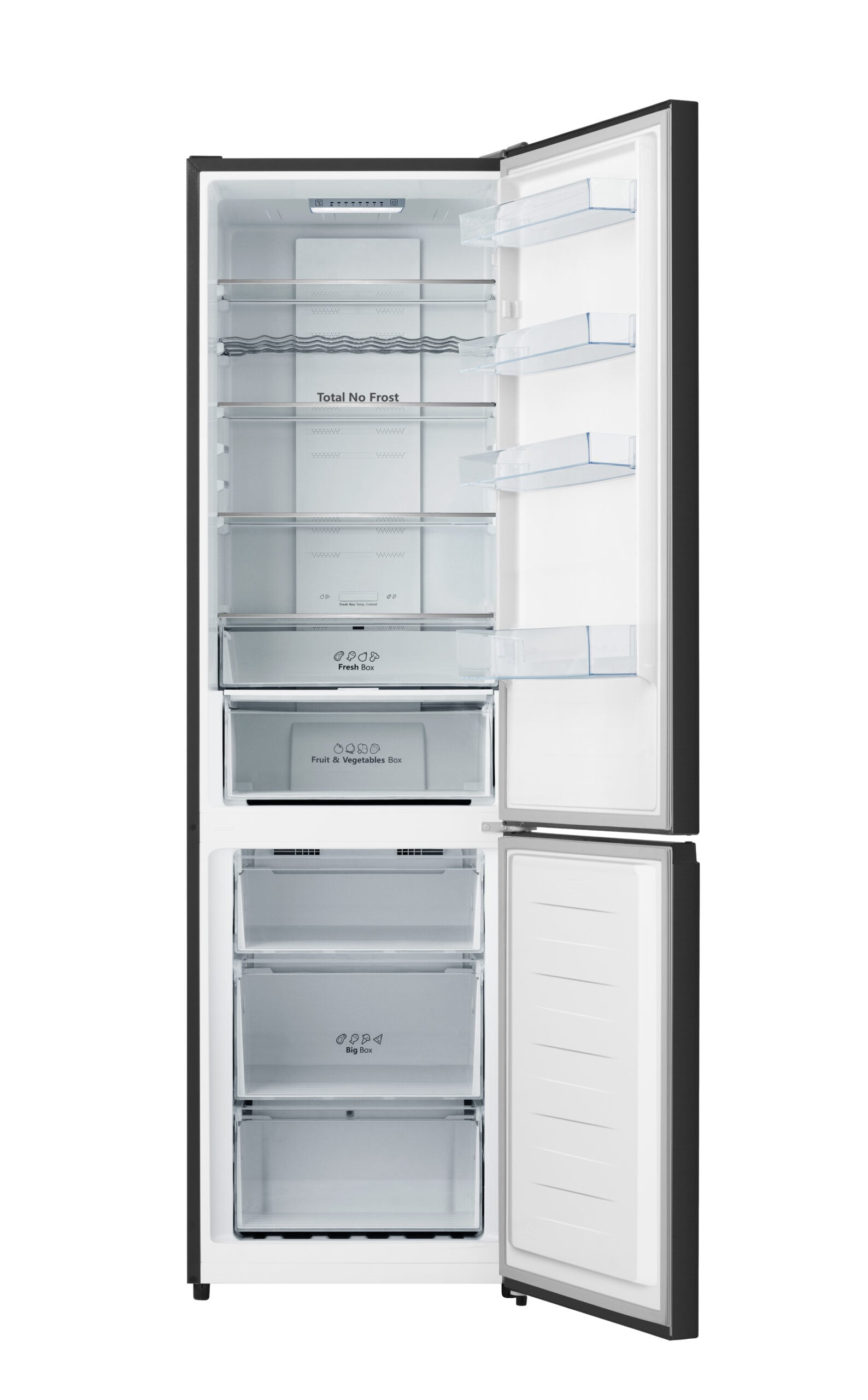 Hisense RB435N4BFE koel-vriescombinatie Vrijstaand 336 l Zwart Verpakkingsschade DHZ4768 - Afbeelding 8
