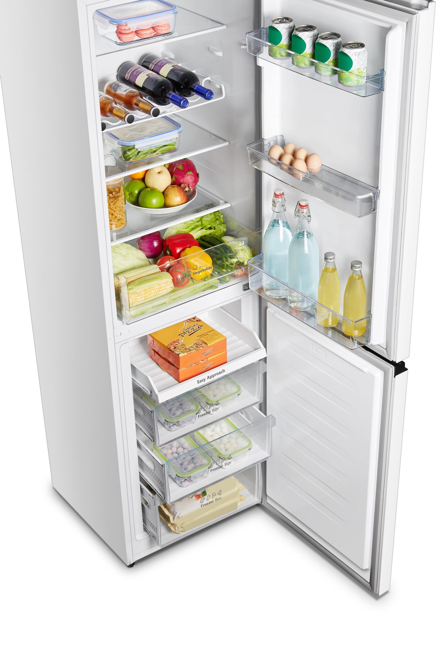 Hisense RB327N4BWE koel-vriescombinatie Vrijstaand 256 l Wit Verpakkingsschade DHZ4758 - Afbeelding 5