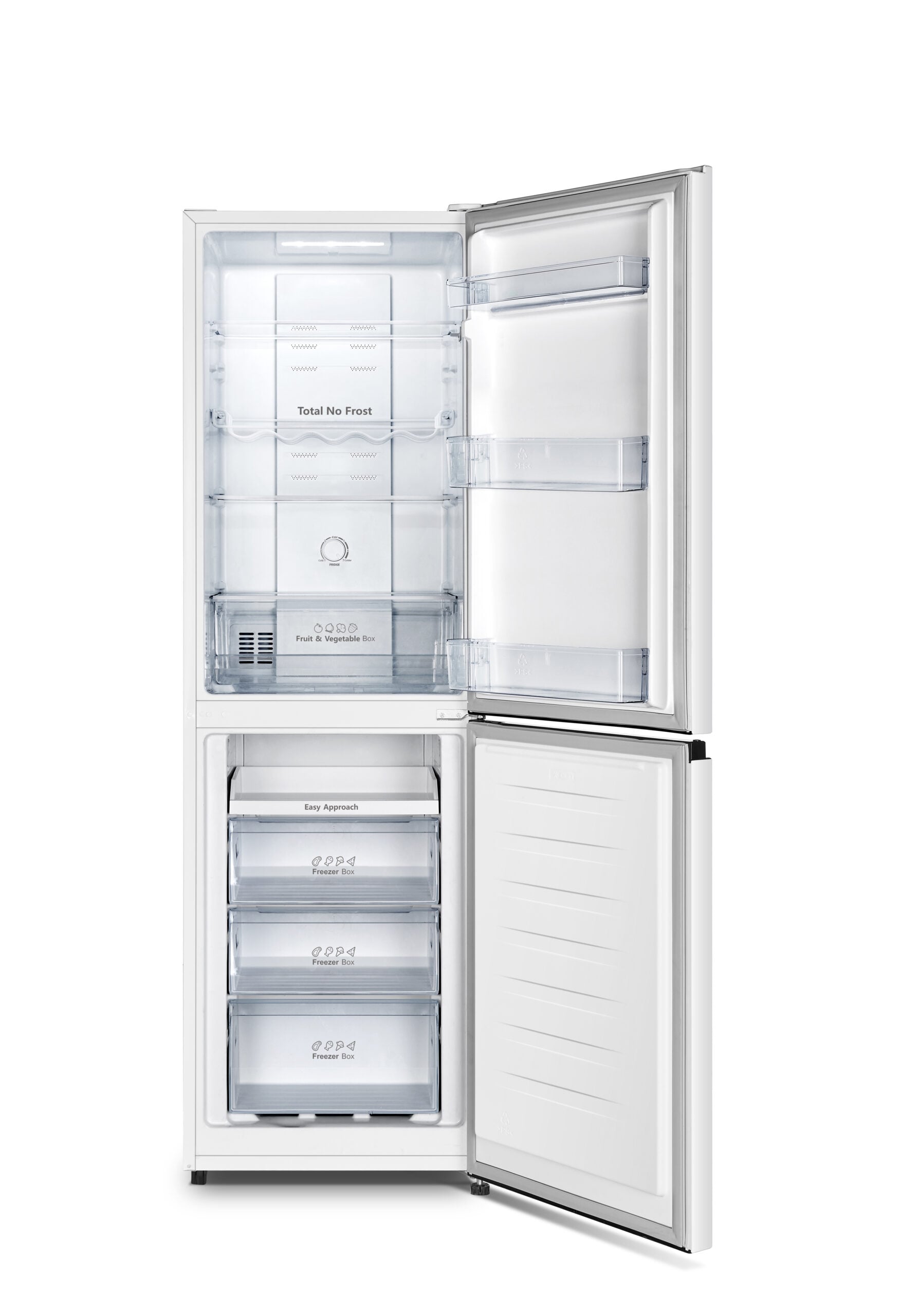 Hisense RB327N4BWE koel-vriescombinatie Vrijstaand 256 l Wit Verpakkingsschade DHZ4758 - Afbeelding 7