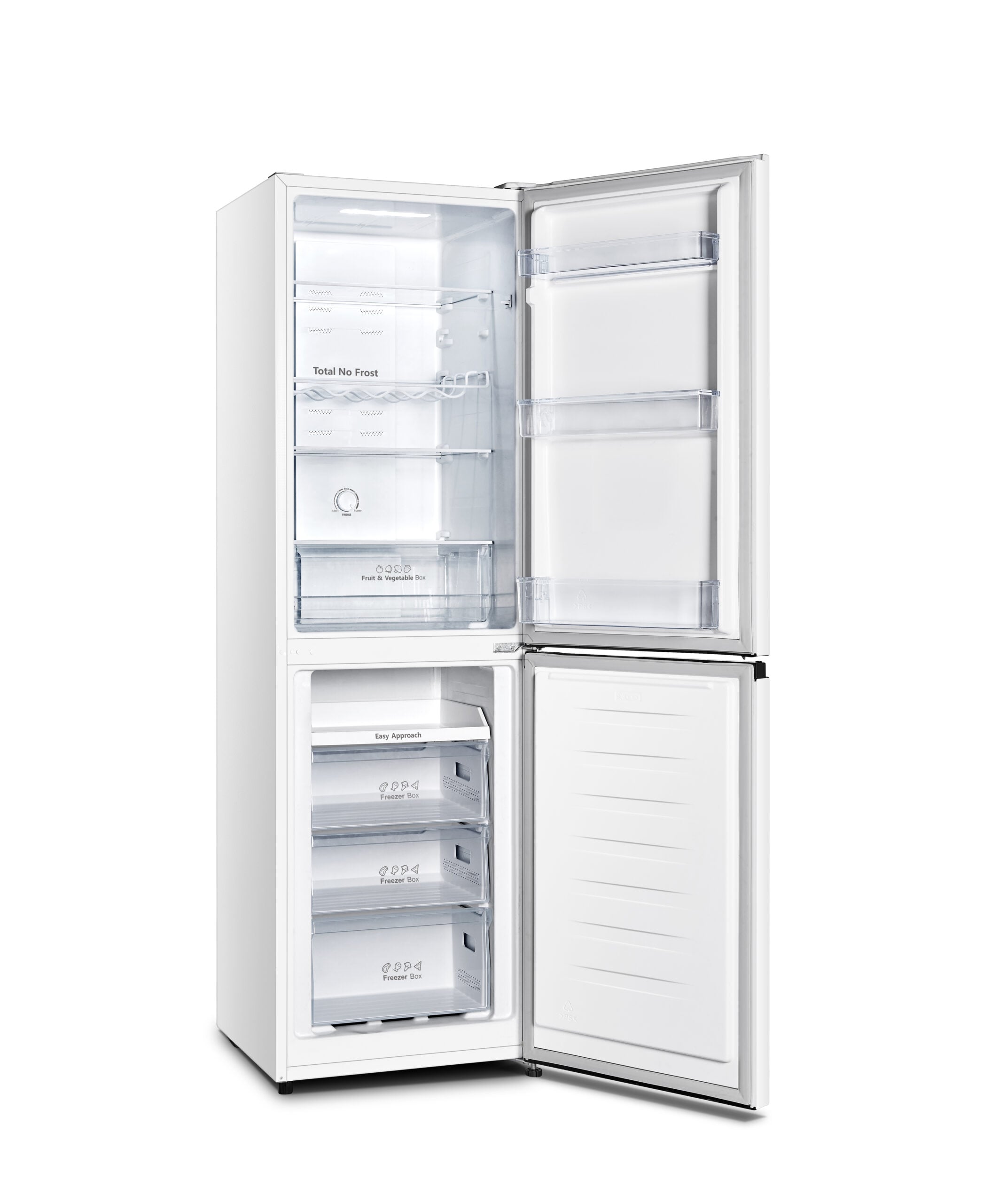 Hisense RB327N4BWE koel-vriescombinatie Vrijstaand 256 l Wit Verpakkingsschade DHZ4758 - Afbeelding 4