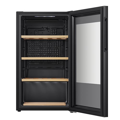 Hisense RW12D4NWG0 wijnkoeler Compressorwijnkoeler Vrijstaand Zwart 30 fles(sen) Verpakkingsschade DHZ4790 - Afbeelding 3