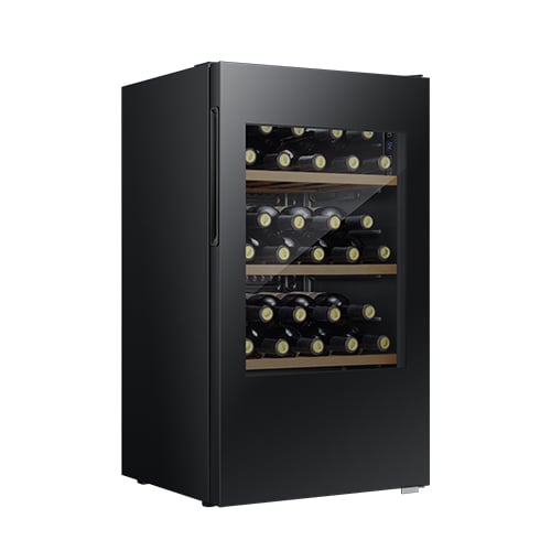 Hisense RW12D4NWG0 wijnkoeler Compressorwijnkoeler Vrijstaand Zwart 30 fles(sen) Verpakkingsschade DHZ4790 - Afbeelding 4