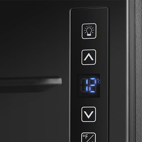 Hisense RW12D4NWG0 wijnkoeler Compressorwijnkoeler Vrijstaand Zwart 30 fles(sen) Verpakkingsschade DHZ4790 - Afbeelding 5