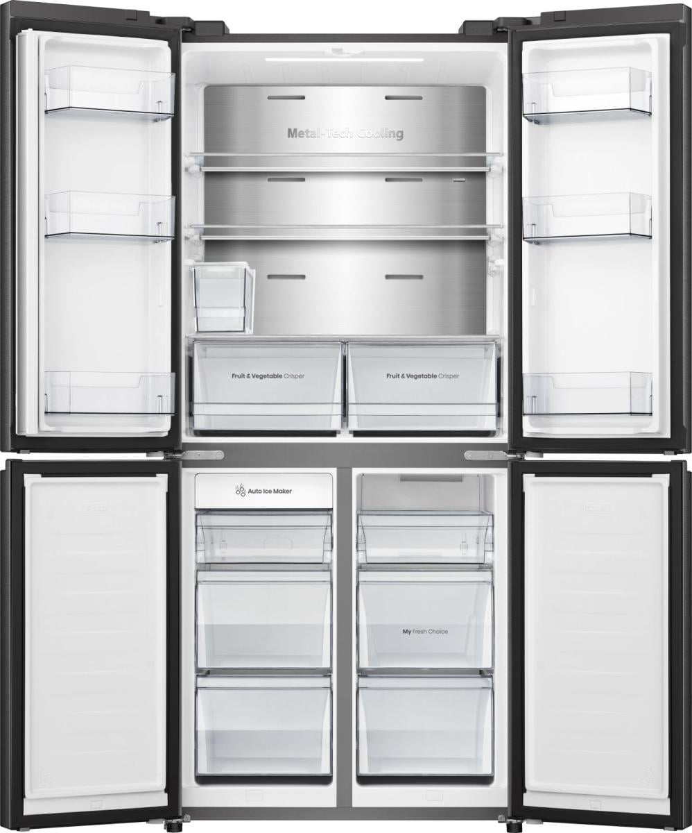 Hisense RQ5P470SYFD amerikaanse koelkast Vrijstaand 483 l Zwart Verpakkingsschade DHZ4775 - Afbeelding 7