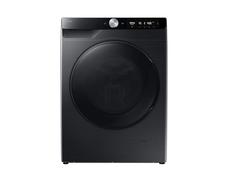 Samsung WD90DG6B85BB Was-droogcombinatie Vrijstaand Voorlader Zwart