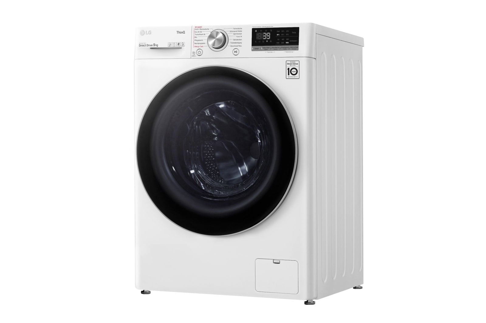 LG F6WV709P1 wasmachine Voorlader 9 kg 1560 RPM Zwart, Wit DHZ4862 - Afbeelding 13