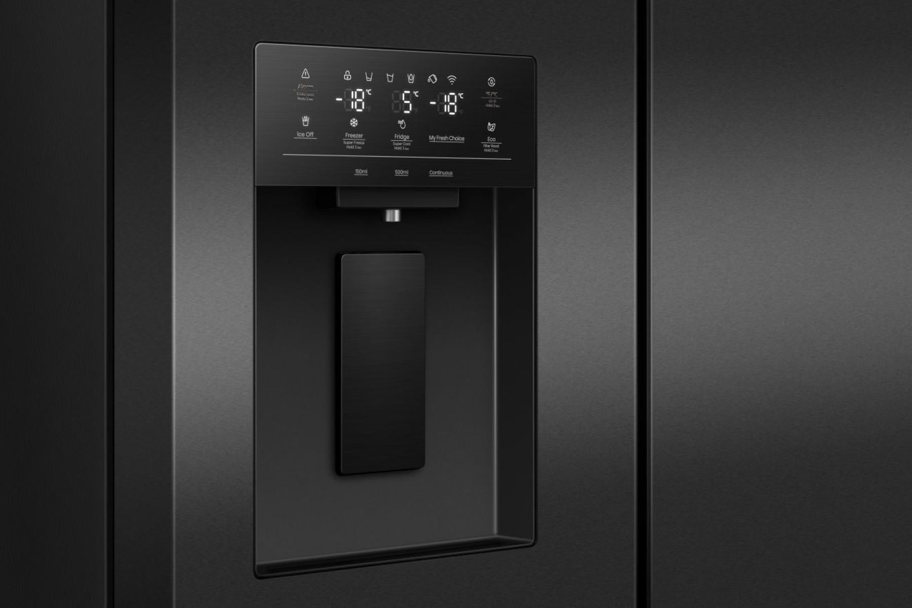Hisense RQ5P470SYFD amerikaanse koelkast Vrijstaand 483 l Zwart Verpakkingsschade DHZ4775 - Afbeelding 13