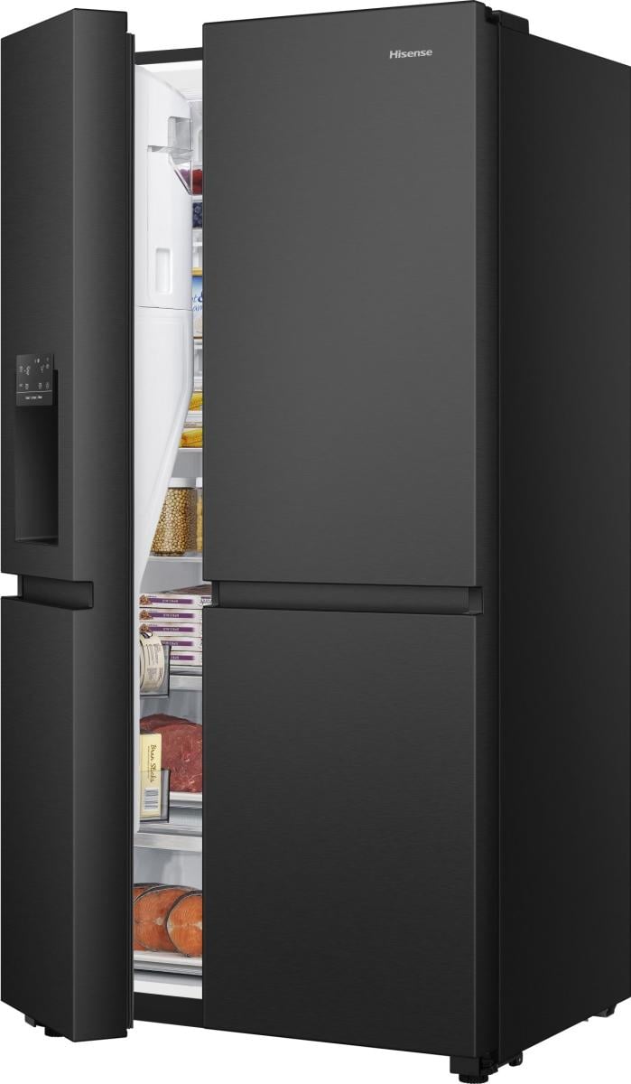 Hisense RS818N4IFE amerikaanse koelkast Vrijstaand 632 l Zwart Verpakkingsschade DHZ4788 - Afbeelding 9