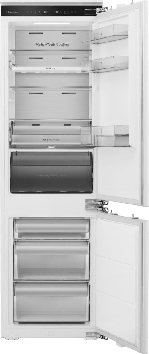 Hisense RB3B250SAWE koel-vriescombinatie Ingebouwd 252 l Wit Verpakkingsschade DHZ4767 - Afbeelding 4
