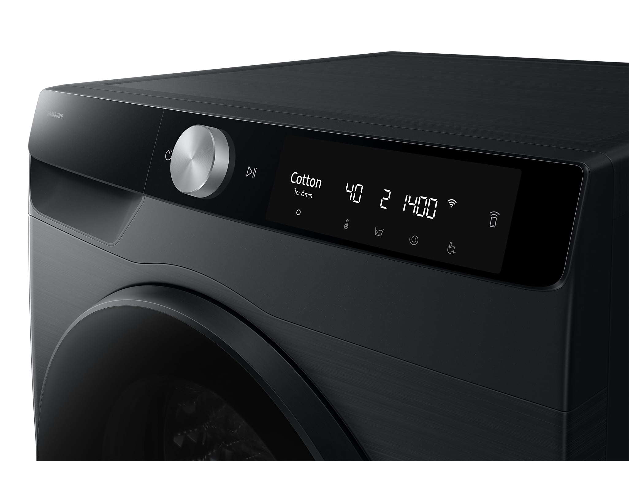 Samsung WD90DG6B85BB Was-droogcombinatie Vrijstaand Voorlader Zwart - Afbeelding 10