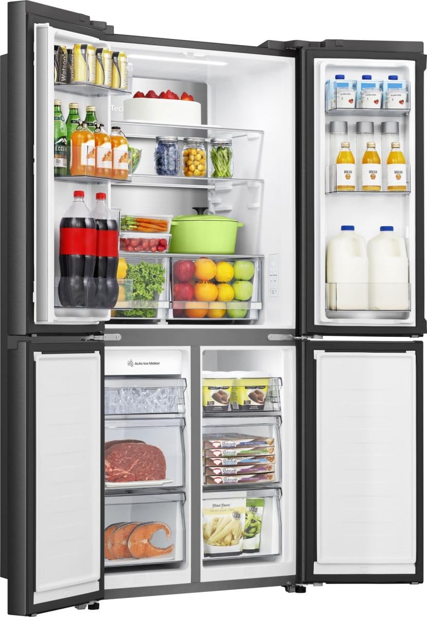 Hisense RQ5P470SYFD amerikaanse koelkast Vrijstaand 483 l Zwart Verpakkingsschade DHZ4775 - Afbeelding 6