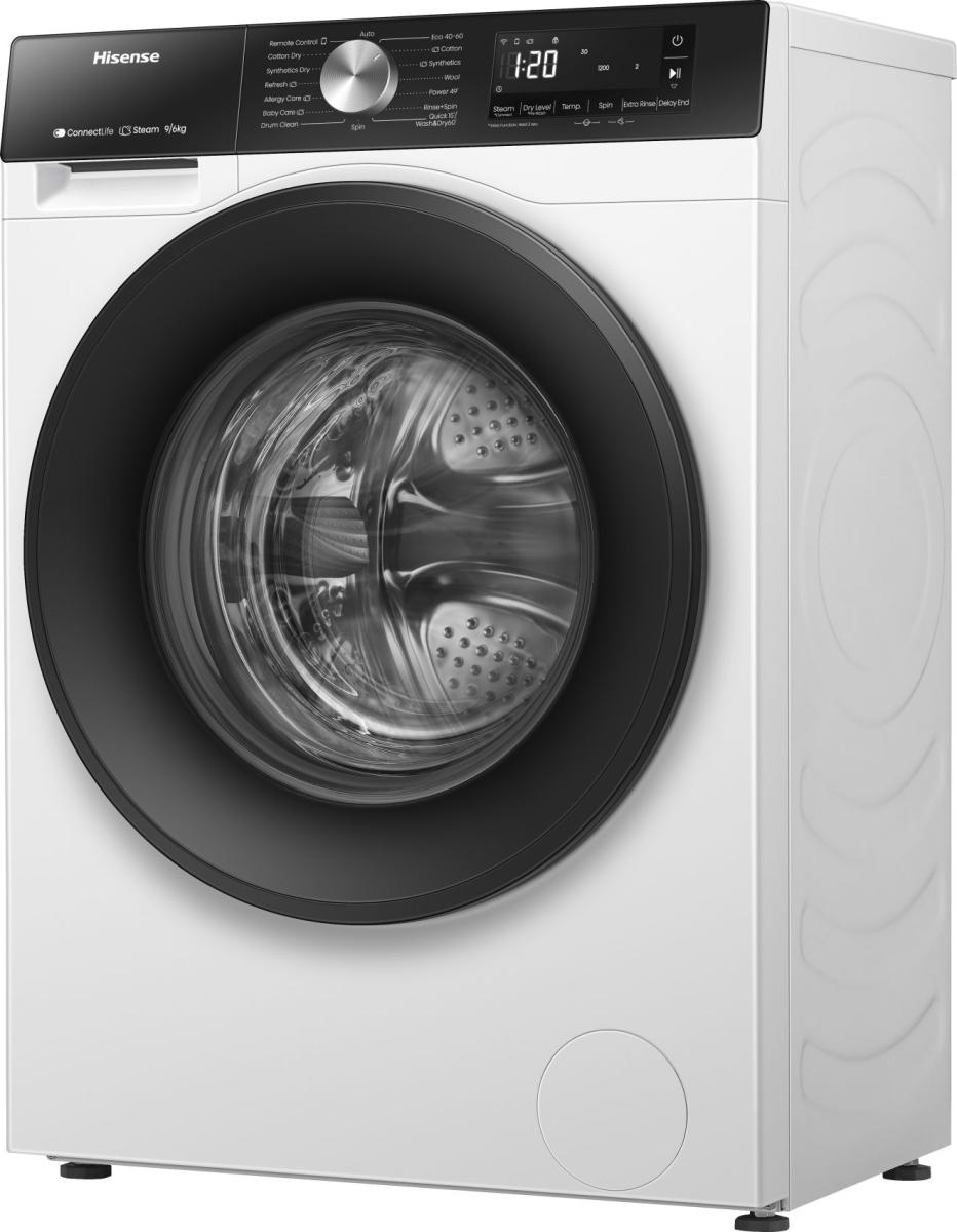 Hisense WD3S9043BW3 Was-droogcombinatie Vrijstaand Voorlader Wit Verpakkingsschade DHZ4792 - Afbeelding 5