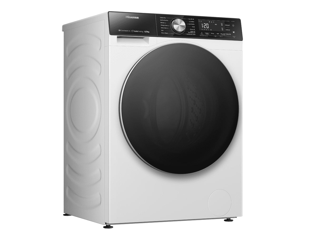 Hisense WD5S1245BW Was-droogcombinatie Vrijstaand Voorlader Wit Verpakkingsschade DHZ4794 - Afbeelding 8