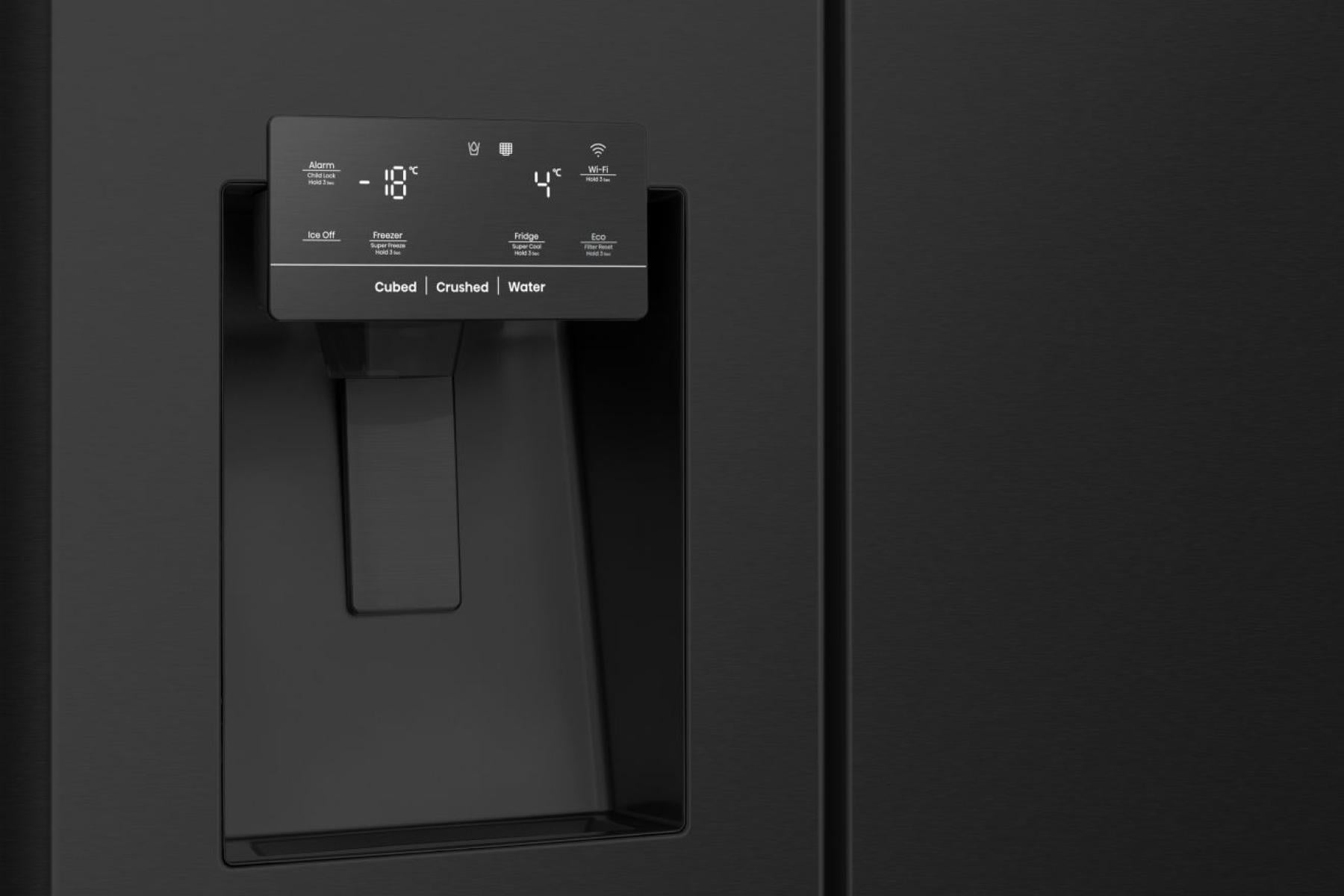 Hisense RS818N4IFE amerikaanse koelkast Vrijstaand 632 l Zwart Verpakkingsschade DHZ4788 - Afbeelding 10