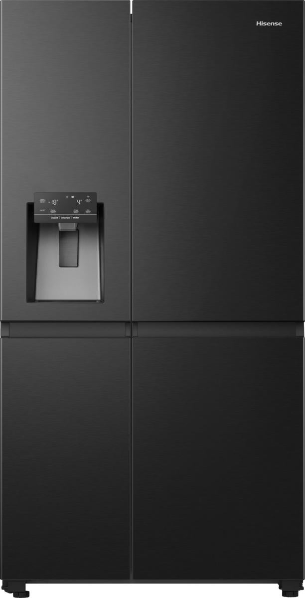 Hisense RS818N4IFE amerikaanse koelkast Vrijstaand 632 l Zwart Verpakkingsschade DHZ4788