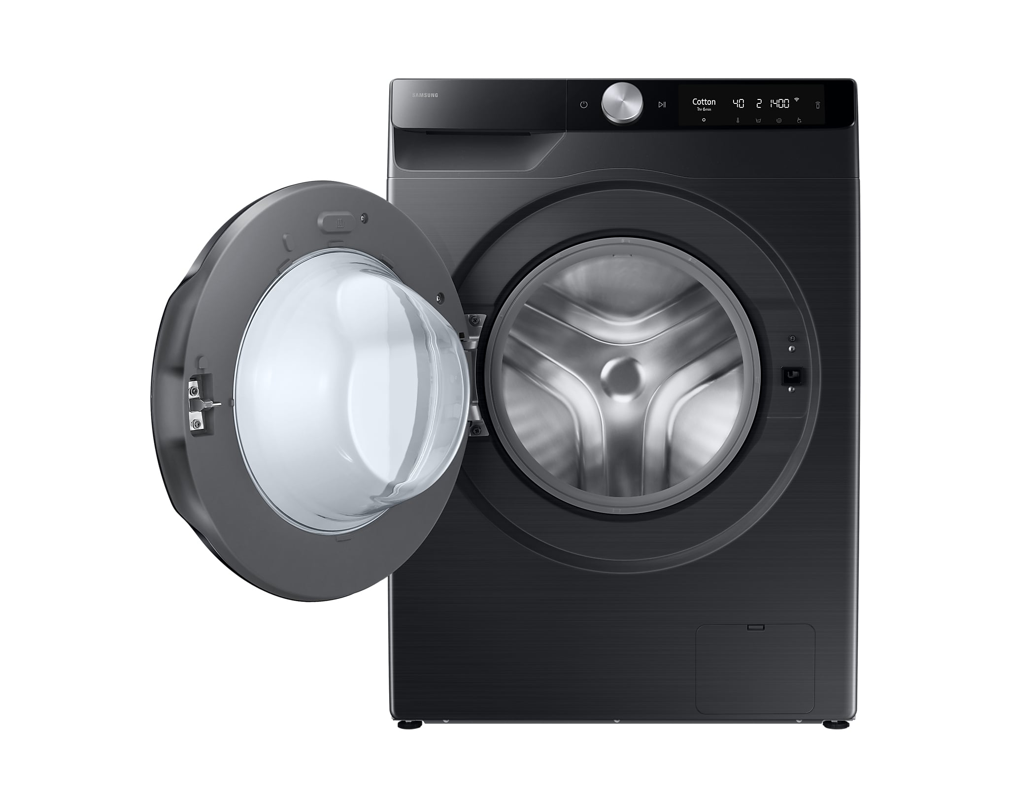 Samsung WD90DG6B85BB Was-droogcombinatie Vrijstaand Voorlader Zwart - Afbeelding 7