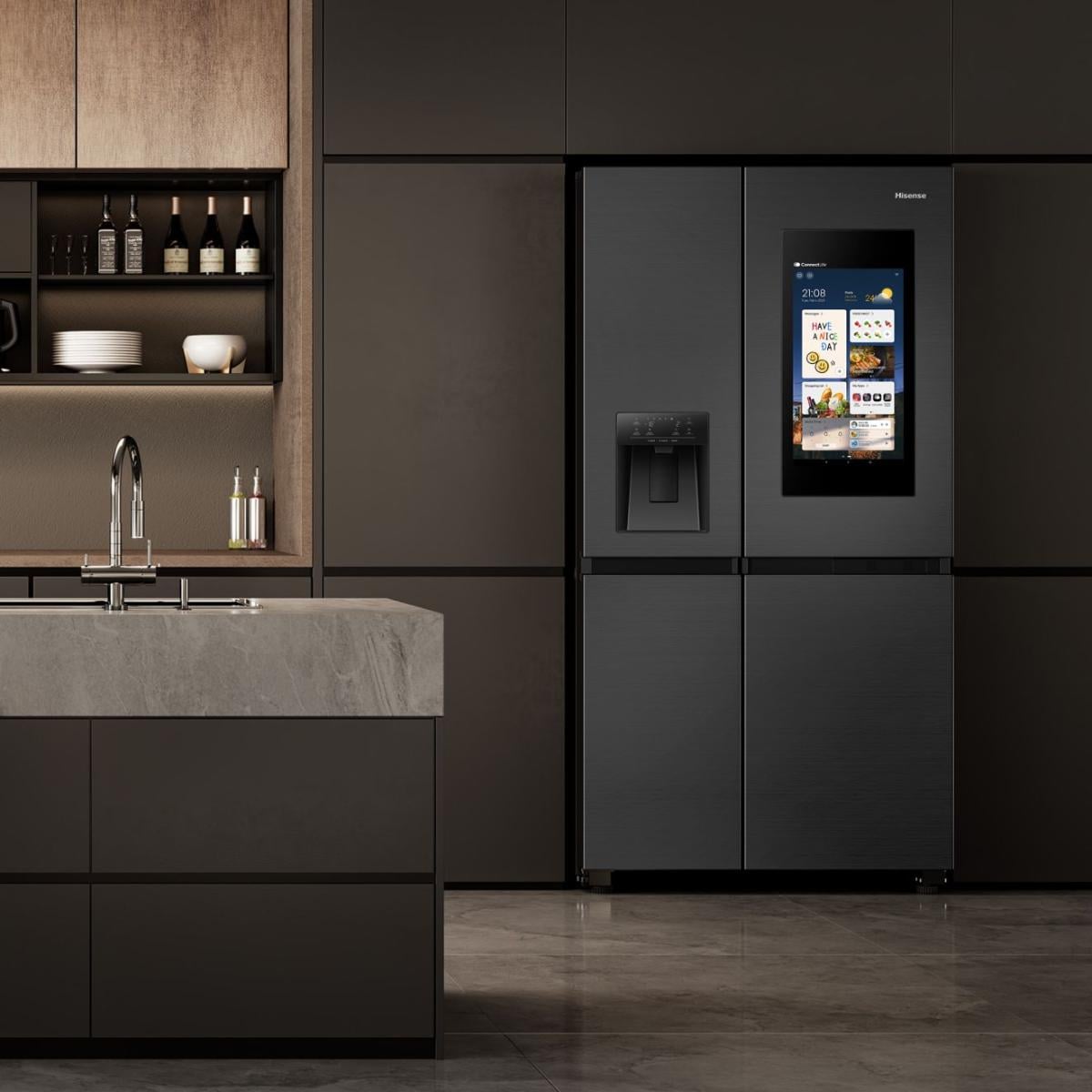 Hisense RS9P628GPFE amerikaanse koelkast Vrijstaand 614 l Zwart Verpakkingsschade DHZ4789 - Afbeelding 13