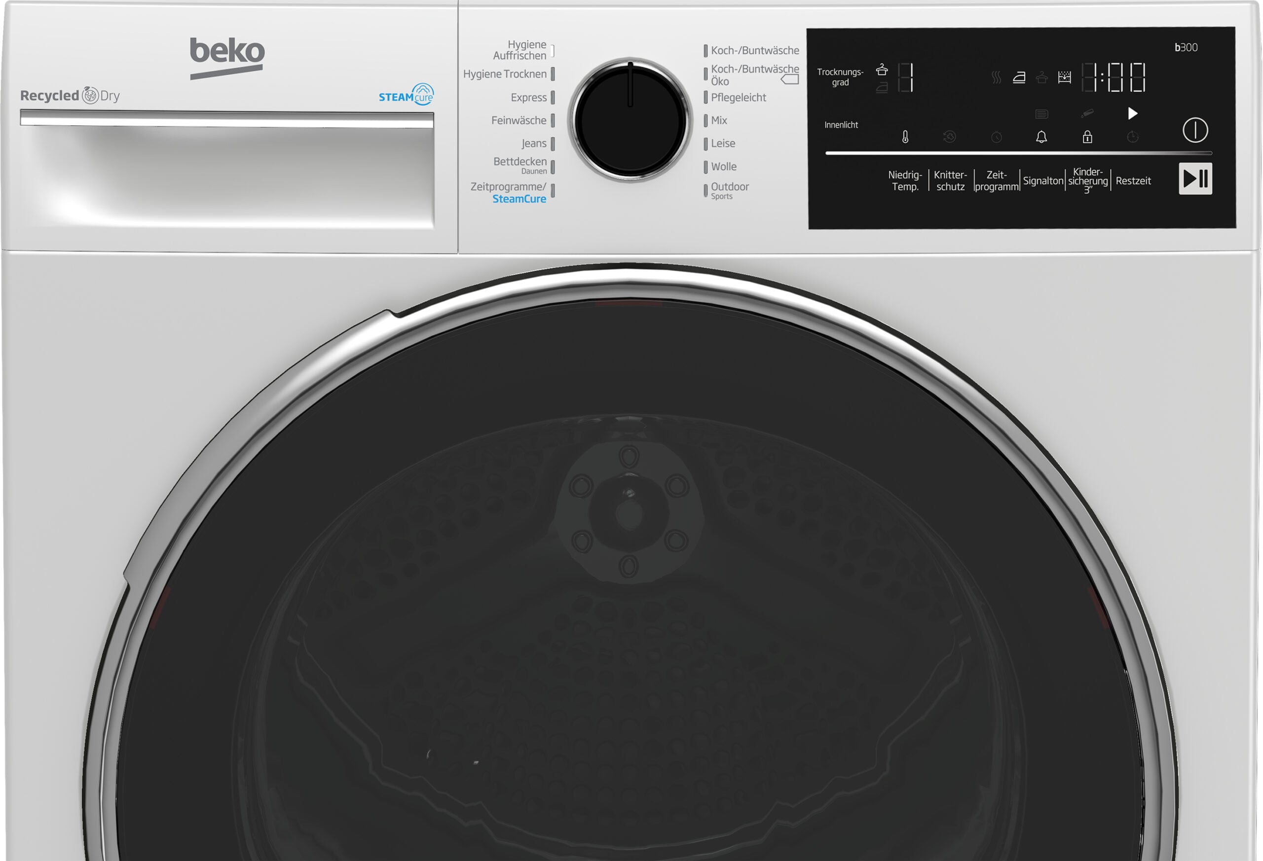 Beko B3T42240S wasdroger Vrijstaand Voorlader 8 kg Wit EWO4650 - Afbeelding 6