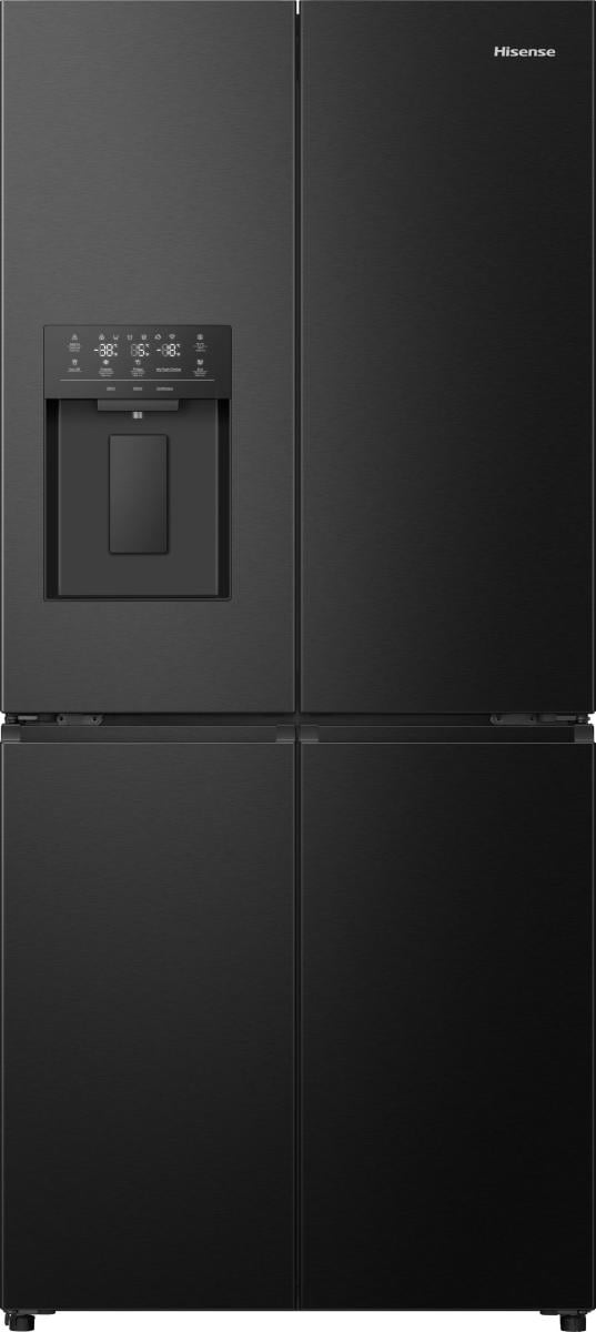 Hisense RQ5P470SYFD amerikaanse koelkast Vrijstaand 483 l Zwart Verpakkingsschade DHZ4775