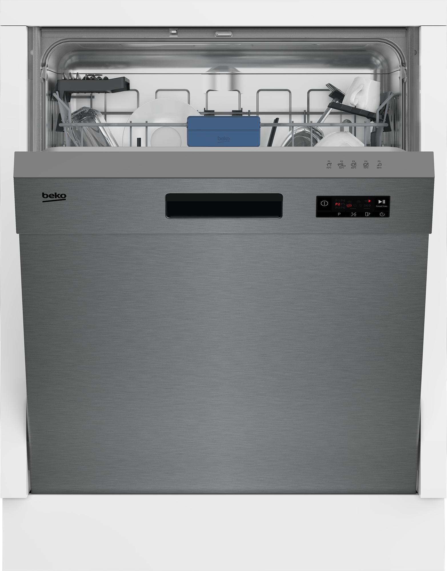 Beko BDUN15430X Semi-ingebouwd 14 couverts EWO4664 - Afbeelding 10
