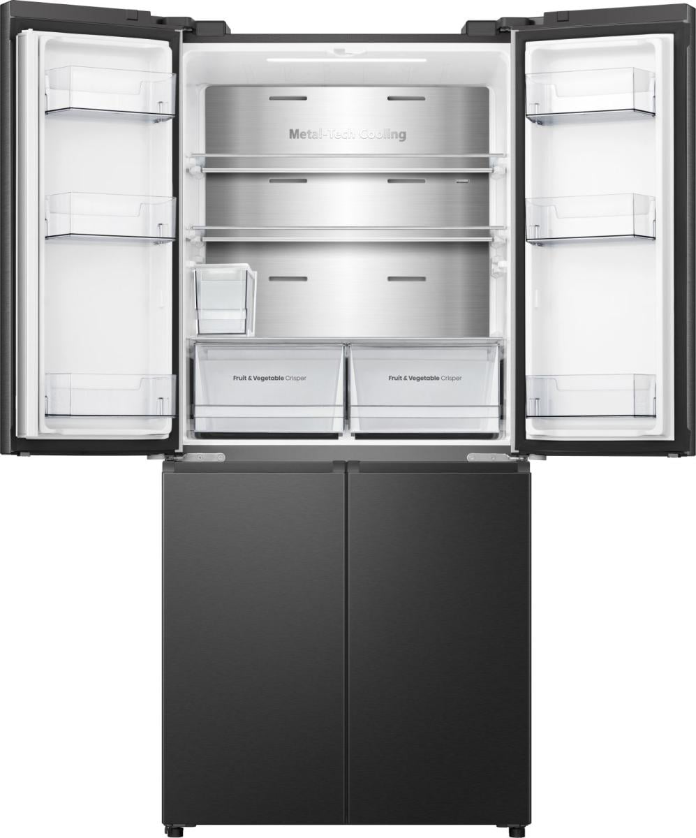 Hisense RQ5P470SYFD amerikaanse koelkast Vrijstaand 483 l Zwart Verpakkingsschade DHZ4775 - Afbeelding 9