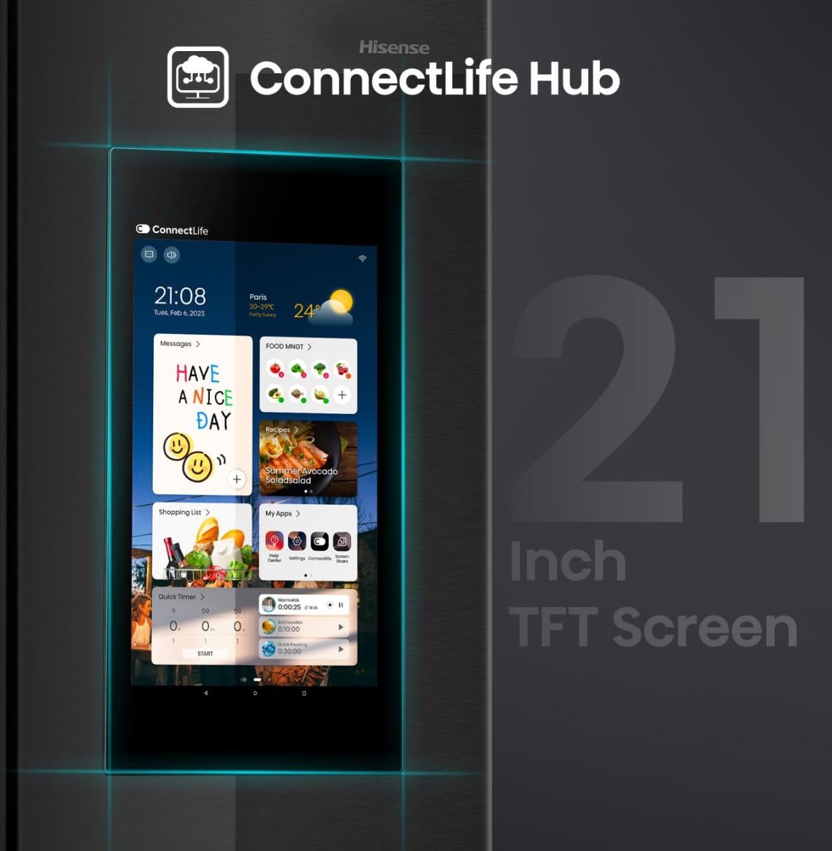 Hisense RS9P628GPFE amerikaanse koelkast Vrijstaand 614 l Zwart Verpakkingsschade DHZ4789 - Afbeelding 10