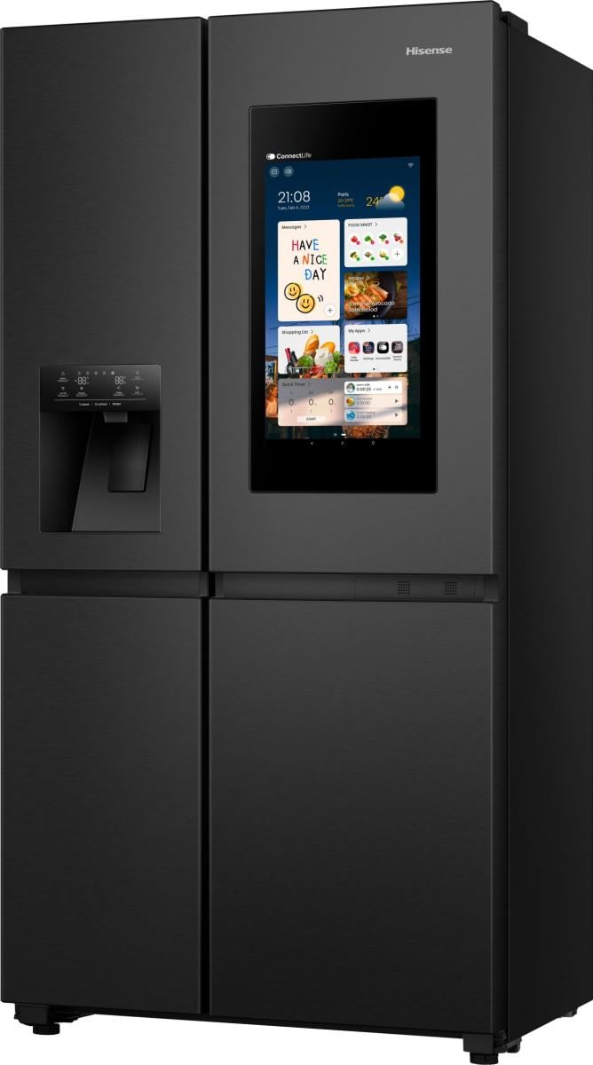 Hisense RS9P628GPFE amerikaanse koelkast Vrijstaand 614 l Zwart Verpakkingsschade DHZ4789 - Afbeelding 5