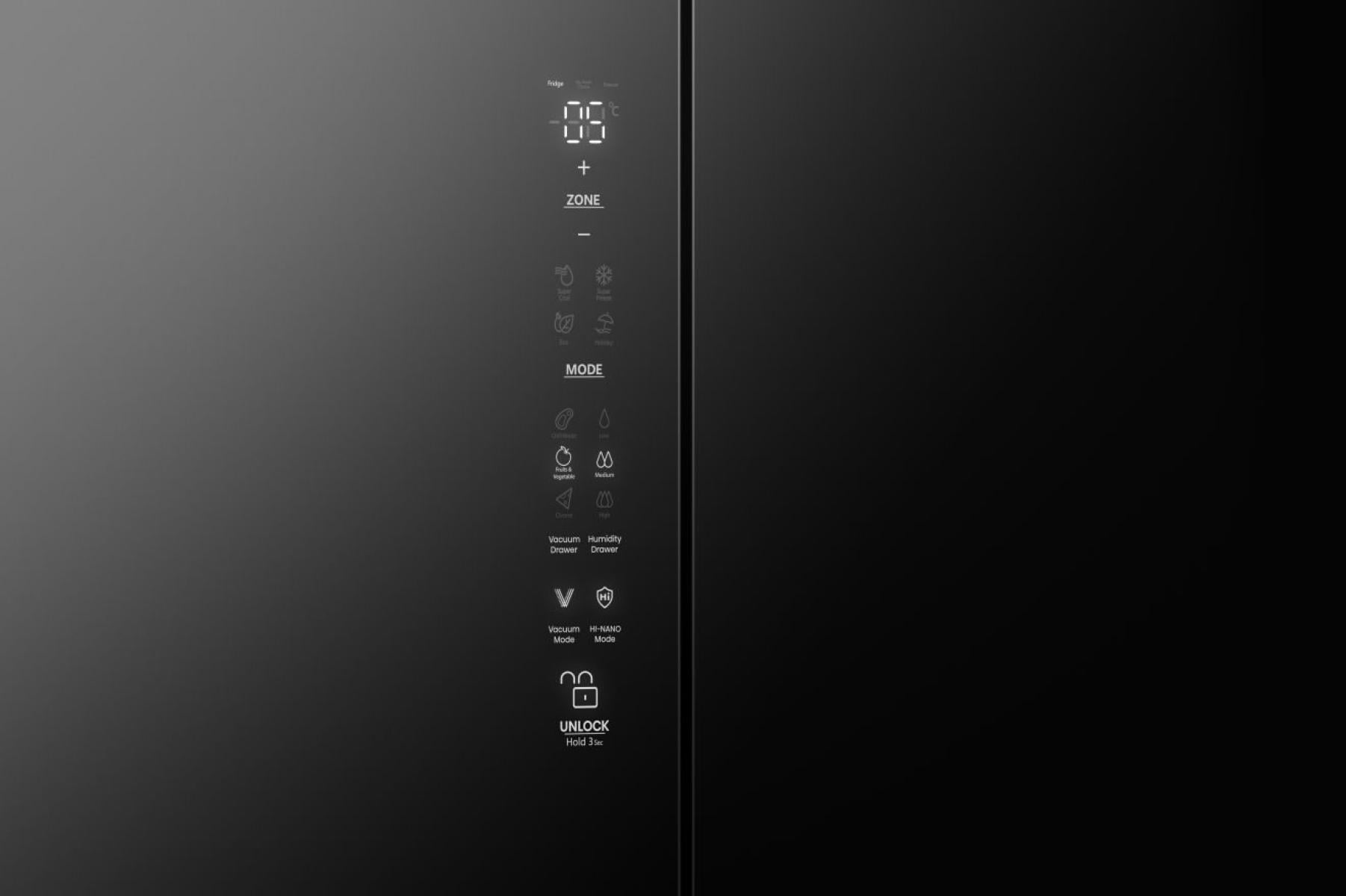 Hisense RQ768N4GBE amerikaanse koelkast Vrijstaand 591 l Zwart Verpakkingsschade DHZ4780 - Afbeelding 9
