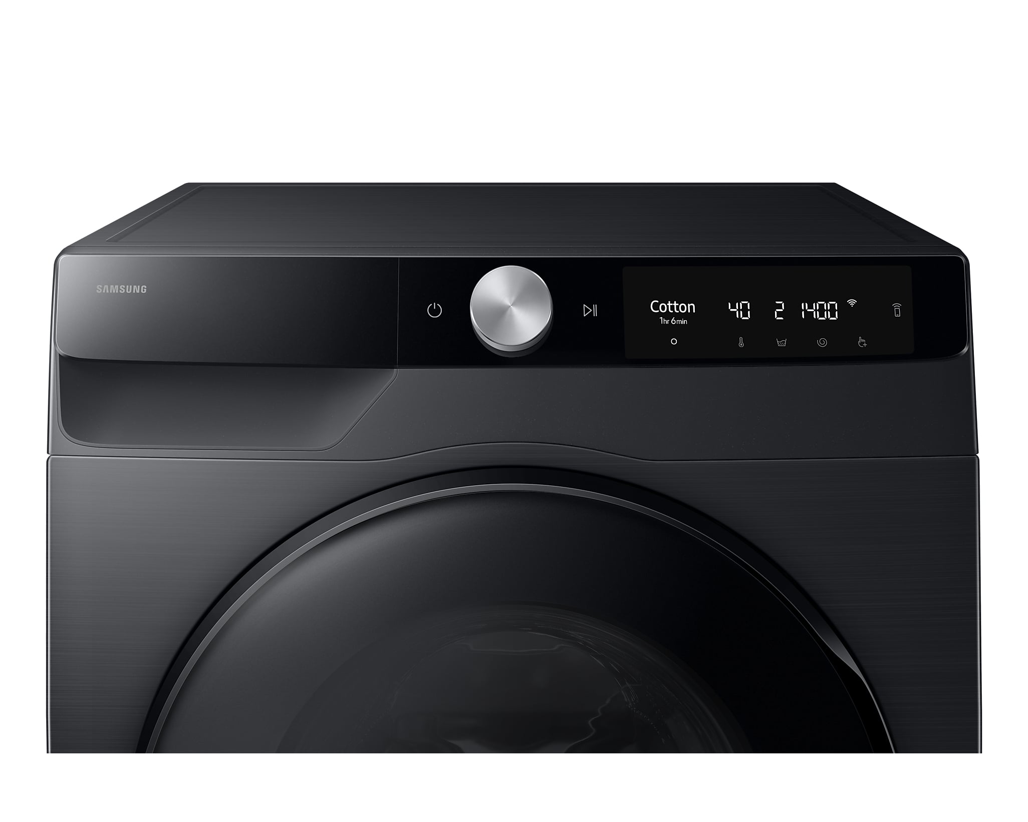 Samsung WD90DG6B85BB Was-droogcombinatie Vrijstaand Voorlader Zwart - Afbeelding 11