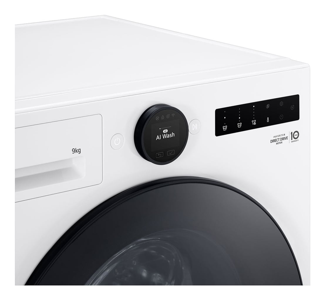 LG F4WX809YC wasmachine Voorlader 9 kg 1400 RPM Wit DHZ4961 - Afbeelding 5