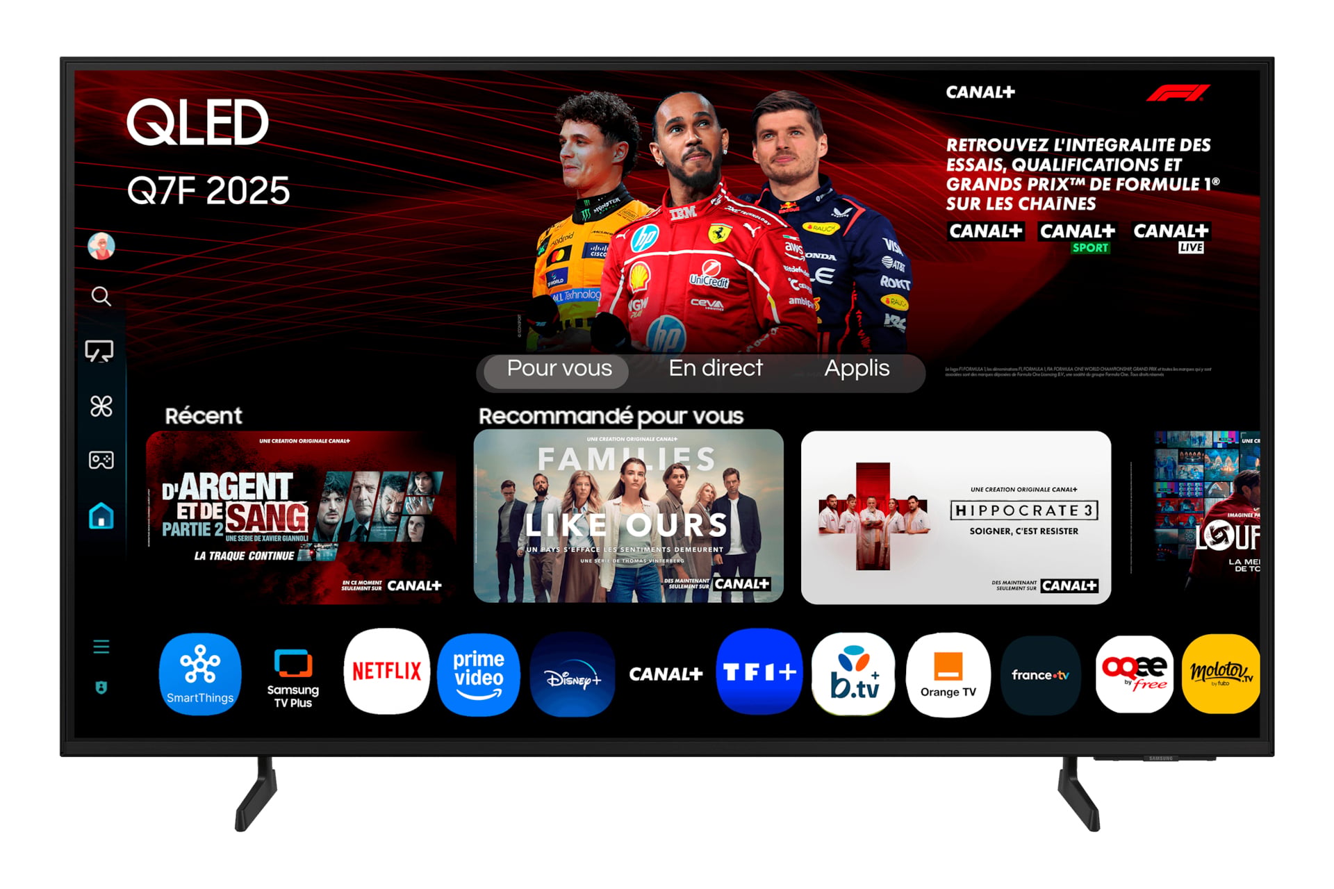 Samsung TQ55Q7FAAU 139,7 cm (55") 4K Ultra HD Smart TV Wifi Zwart DHZ5028 VERPAKKINGSCHADE