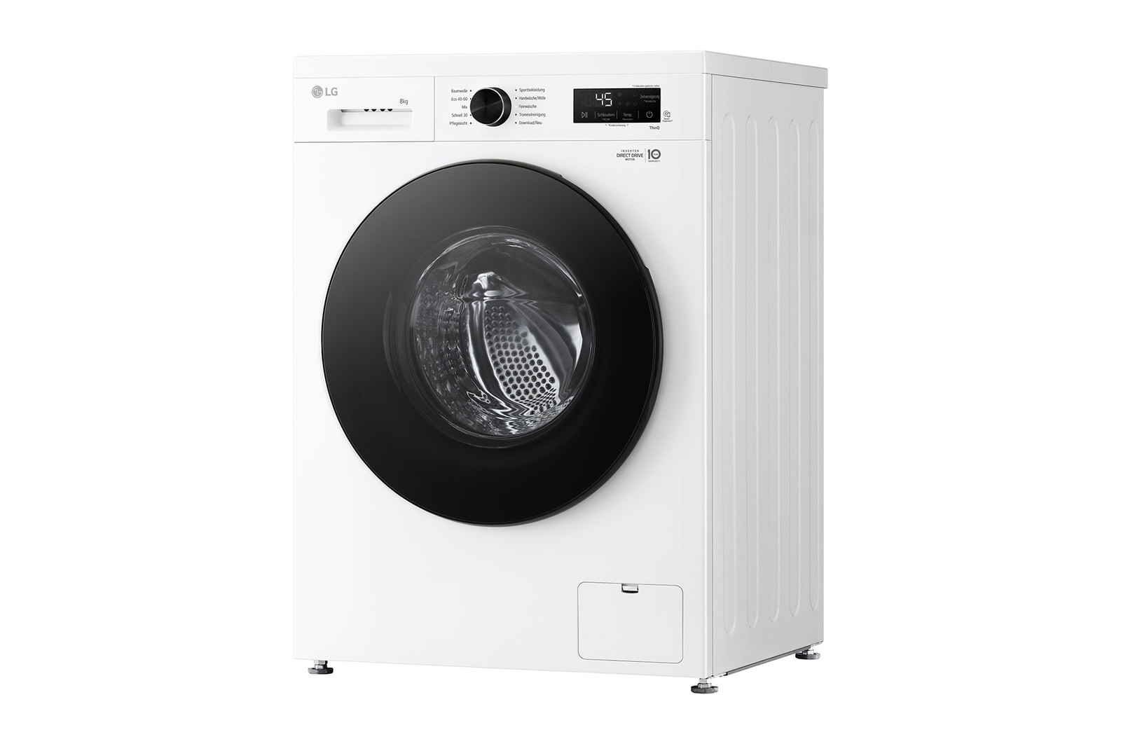 LG F4WB308Y wasmachine Voorlader 8 kg 1350 RPM Wit DHZ4955 - Afbeelding 5