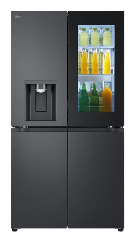 LG InstaView GMG961NPKE amerikaanse koelkast Vrijstaand 637 l Zwart DHZ4981 VERPAKKINGSCHADE