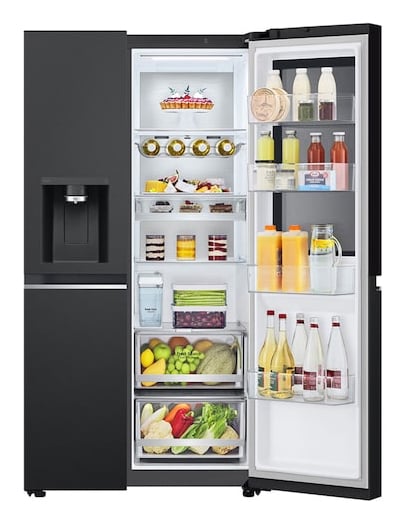 LG GSGE91EVAC amerikaanse koelkast Vrijstaand 628 l Zwart DHZ5120 - Afbeelding 5