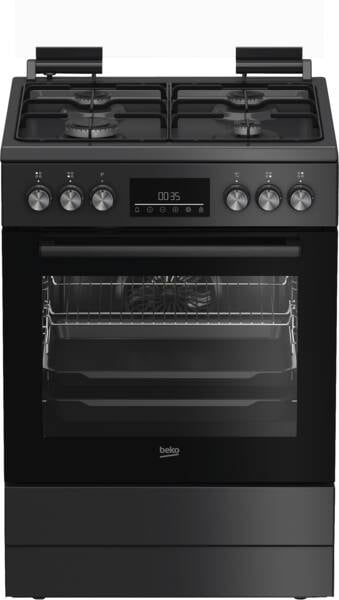 Beko FBM6232A Vrijstaand fornuis Electrisch Gaskookplaat Zwart - Afbeelding 3