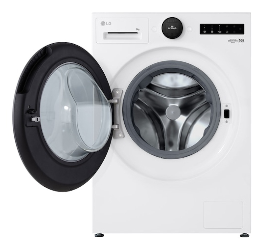 LG F4WX809YC wasmachine Voorlader 9 kg 1400 RPM Wit DHZ4961 - Afbeelding 3