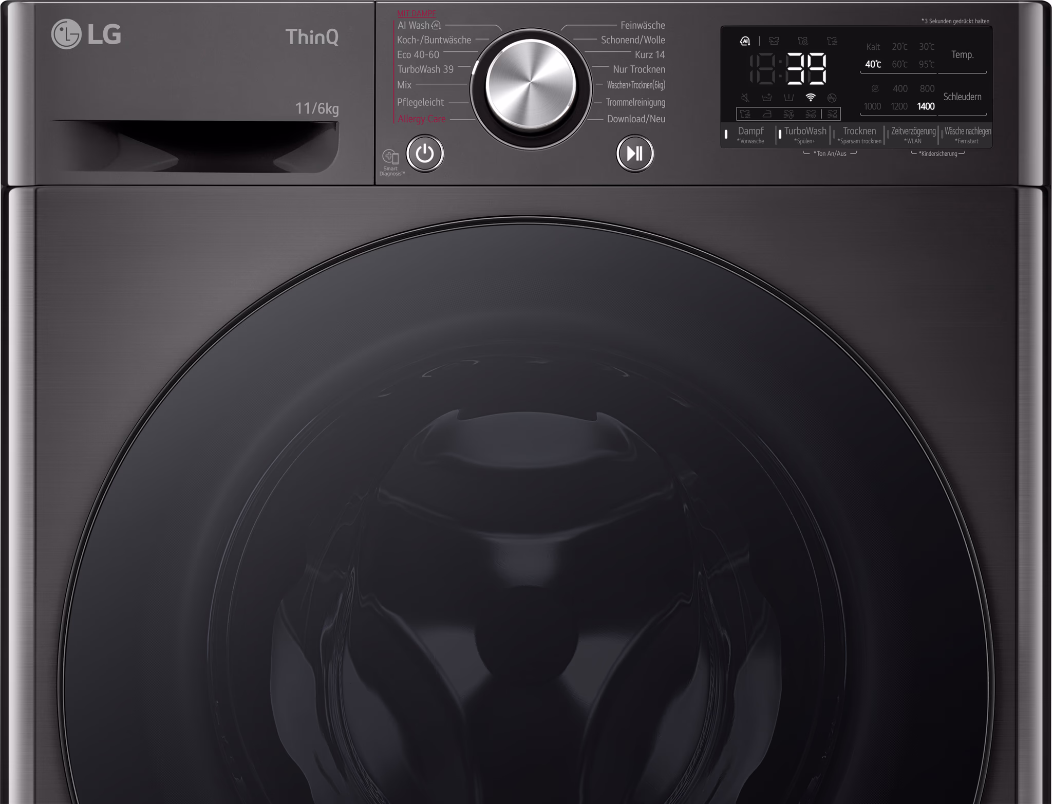 LG W4WR70E6YB - 11/6kg DHZ5003 - Afbeelding 2