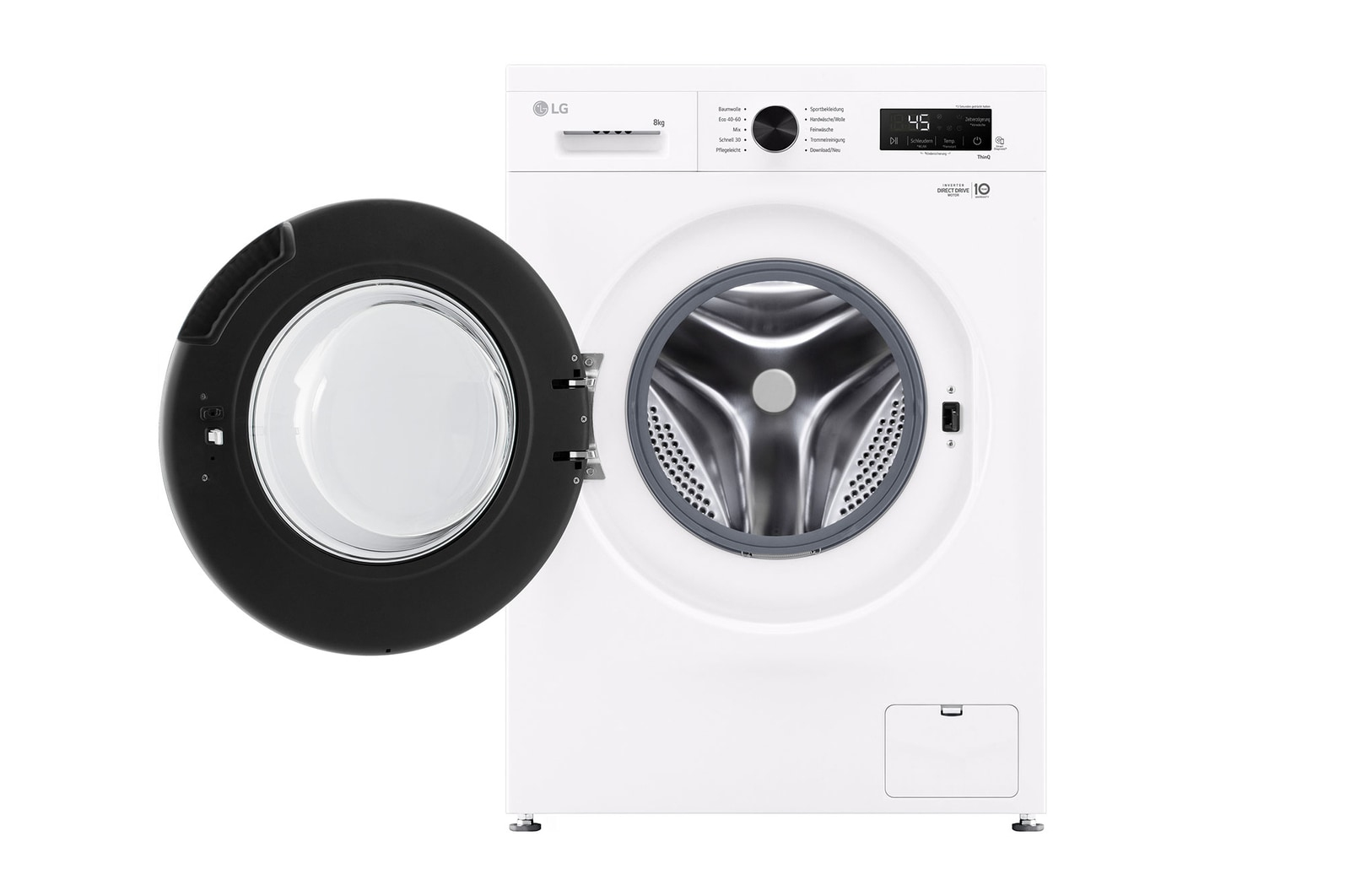 LG F4WB308Y wasmachine Voorlader 8 kg 1350 RPM Wit DHZ4955 - Afbeelding 3