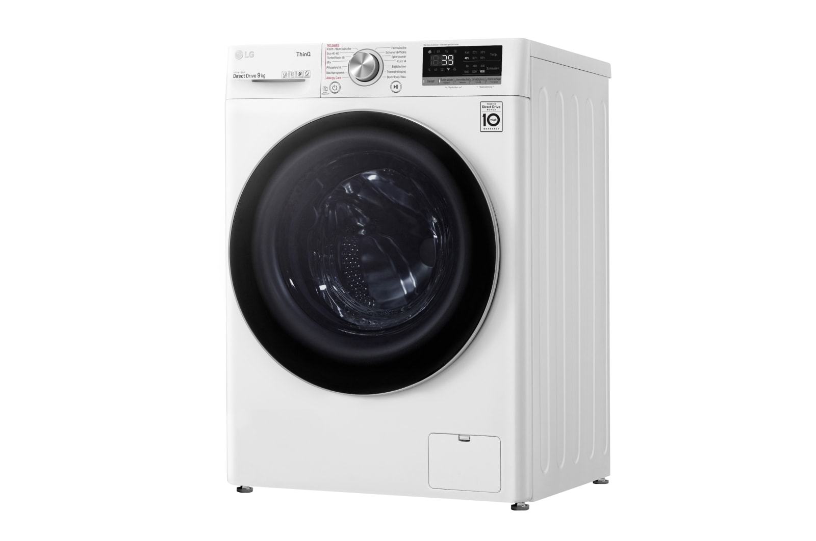 LG F6WV709P1 wasmachine Voorlader 9 kg 1560 RPM Zwart, Wit DHZ4966 - Afbeelding 13