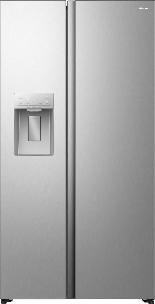 Hisense RS5P528STIE amerikaanse koelkast Vrijstaand 528 l Grijs, Roestvrijstaal