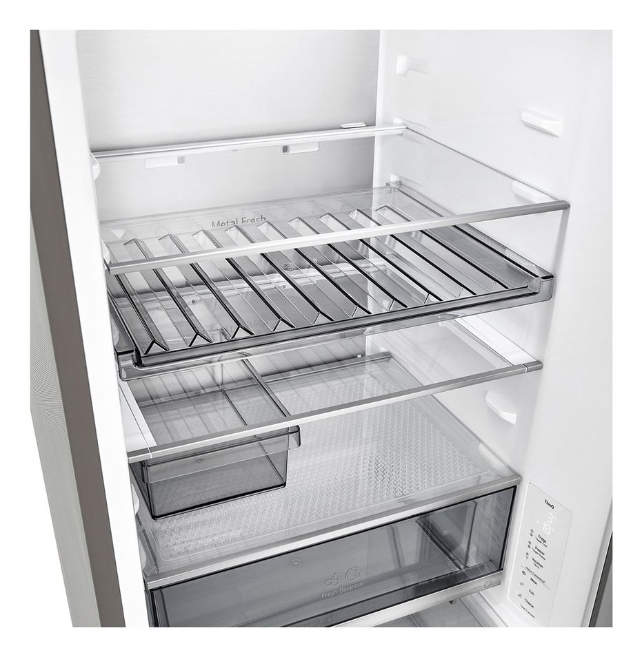 LG GBBS514AMB koel-vriescombinatie Vrijstaand 333 l Roestvrijstaal DHZ4972 - Afbeelding 7