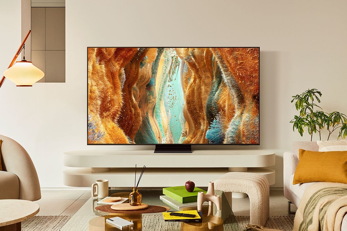 Samsung TQ55QN70FAU 139,7 cm (55") 4K Ultra HD Smart TV Wifi Zwart DHZ5031 VERPAKKINGSCHADE - Afbeelding 3