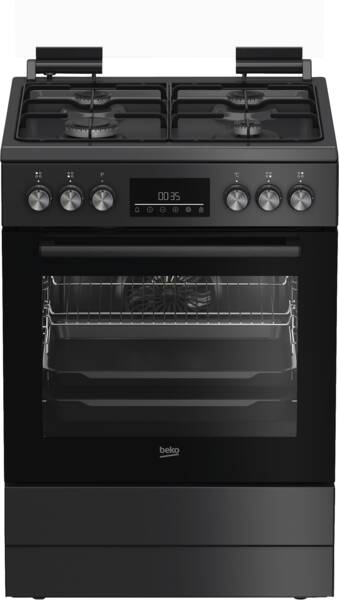 Beko FBM6232A Vrijstaand fornuis Electrisch Gaskookplaat Zwart - Afbeelding 9