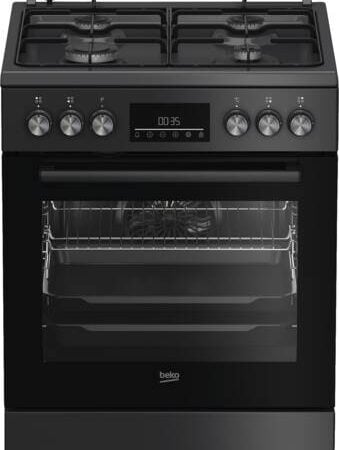 Beko FBM6232A Vrijstaand fornuis Electrisch Gaskookplaat Zwart