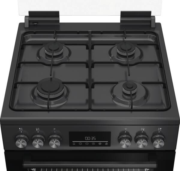 Beko FBM6232A Vrijstaand fornuis Electrisch Gaskookplaat Zwart - Afbeelding 7
