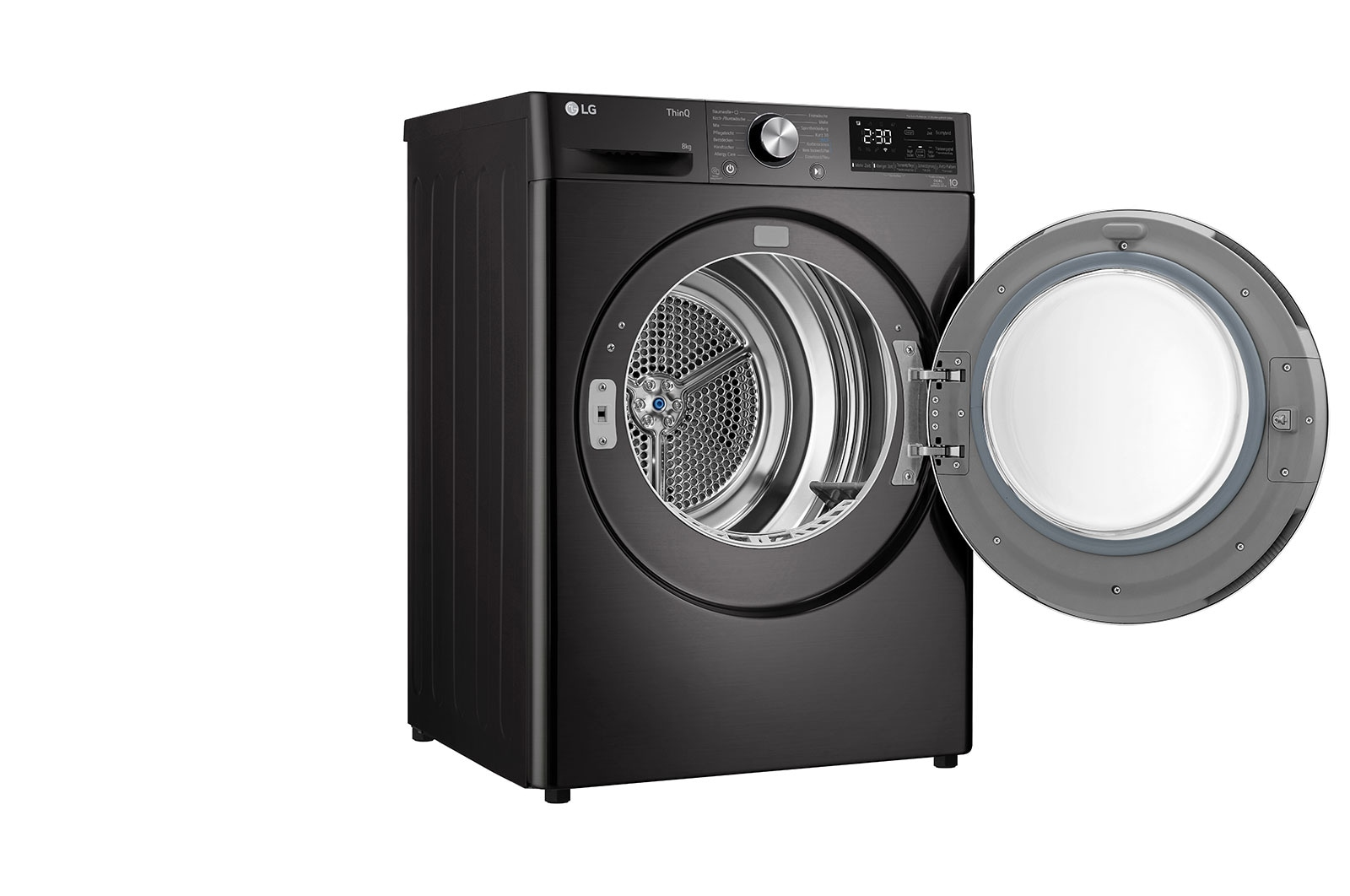 LG RT80V9B wasdroger Vrijstaand Voorlader 8 kg Zwart DHZ4990 - Afbeelding 10